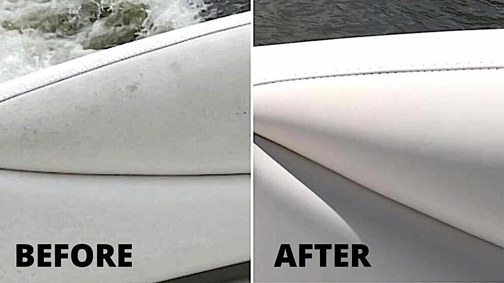 BEFORE AFTER MILDEW 